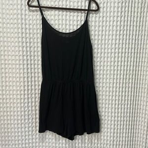 Black Short Romper Large
